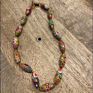 1960 original glass bead necklace